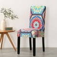 thumbnail image 1 of 2PCS Stretch Chair Slipcover For Dining Room Elastic Material Chair Cover For Office Chair Banquet Chair Armchair Protector, 6 Sides, 1 of 5