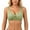 Green, variant on Front Closure Wireless Bra for Full Coverage Support Plus Size Comfort Seamless T Shirt Bra Staples Bra