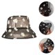 thumbnail image 4 of KAKOWELY Sombrero de pescador con estampado de margaritas para mujer, anti-UV, 4 of 5
