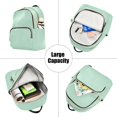 thumbnail image 5 of JIALIOU Mini Backpack Purse for Women Quilted Casual Daypack Small Travel Shoulder Bag, Pastel Green, 5 of 7