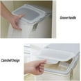 Grain Rice Storage Bin Food Containers Set Leak Proof Locking Lid