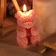 thumbnail image 5 of Decoraciones para San Valentín, adornos para San Valentín, regalos para San Valentín, vela de aromaterapia con forma de oso rosa para baja temperatura., 5 of 6