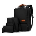 thumbnail image 1 of Boovnll Backpack Large Capacity Waterproof Casual Backpack Three Piece Set Large Capacity Student Backpack Suitable for School and Outdoor Travel Computer Bag for Men and Women with Large Capacity, 1 of 1