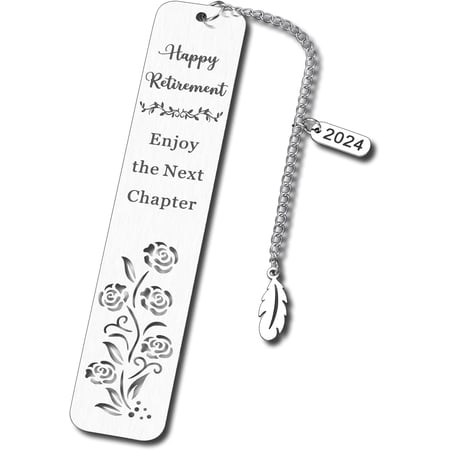 Retirement Gifts for Woman Teacher Retirement Gifts Teacher Back to School Supplies Bookmark Gifts Happy Retirement Farewell Gifts for Coworker Friends Retirement Gifts Coworkers Going Away Gift