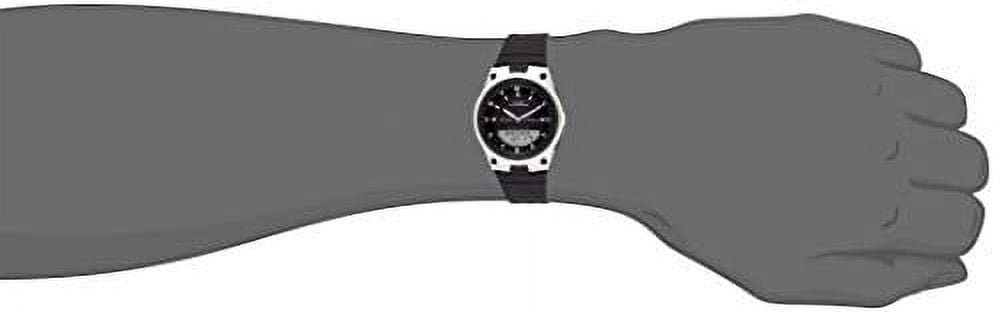 Casio Men's Ana-Digi Databank 10-Year Battery Watch, Black Resin Strap