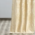 thumbnail image 2 of Magdelena Champagne Beige Designer Damask Curtain (1 Panel), Magdelena Champagne Beige, 50W X 96L, 2 of 6