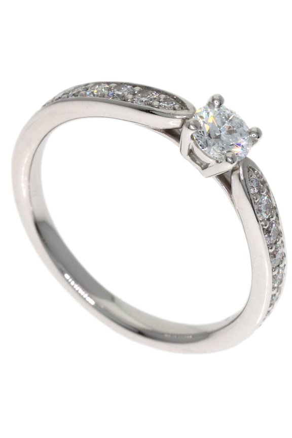 Pre-Owned Tiffany & Co. Harmony Wedding Diamond Ring, Platinum PT950, Women's Ring.