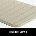 thumbnail image 6 of GORILLA GRIP Bathroom Rug, Soft Absorbent Memory Foam Shower Floor Mat, 30x20 Champagne, 6 of 10