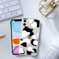 thumbnail image 6 of for iPhone 11 Case Cute Cow Print, Slim Fit Matte Clear Cover with Black White Cow Pattern for Women Girls, Protective Phone Case for iPhone 11 6.1 Inch, 6 of 6