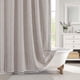 thumbnail image 4 of Cortina de ducha Bohemia Farmside | Tela de lino resistente con borlas | Diseño de rayas impermeable para decoración de baño, 4 of 7
