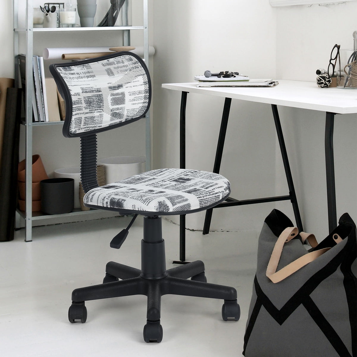 Furniture R Task Chair Fabric Adjustable Swivel Kid Teen Student