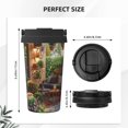 thumbnail image 3 of Logiee Charming Garden Patio Print Stainless Steel Coffee Tumbler, Travel Coffee Mug, Insulated Coffee Mug with Lid, Spill Proof Coffee Cup, Portable Thermal Mug, 3 of 8