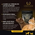 thumbnail image 2 of Lexelium Liver Support Supplement for Dogs and Cats - Great for Detoxing and Helps Kidney, Liver & Skin Function - Cat Liver Support - Milk Thistle + Lysine + Choline Bitartrate + Methionine - 200g, 2 of 5