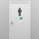 thumbnail image 4 of KAKOWELY Señal De Puerta Para Oficina Con Indicador De Privacidad Deslizante Duradero, 4 of 8