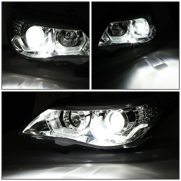 LED SIGNAL 3D HALO DRL]FOR 04-07 BMW E60 5-SERIES PROJECTOR