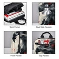 thumbnail image 3 of Disketp Red Black Ink Style Bald Eagle Mochila Ligera e Impermeable, Mochila de Día Resistente para Viajes, Senderismo y Uso Diario para Hombre y Mujer, 3 of 7