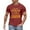 Wine, variant on toraway Summer Clothes Pocket Protector for Men Shirt with Badge Mens Casual Soft and Comfortable Small Printed Cotton T Shirt with Rund Neck and Short Sleeves XXXL