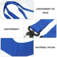 thumbnail image 3 of HORIALENCE 2 Pcs Sangle de Transport pour Bottes de Ski en Nylon Bleu Ajustable Pliable Rangement Compact 107X1.1In, 3 of 8