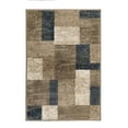 thumbnail image 2 of Superior Modern Geometric Fire Retardant and Anti-Static Indoor Area Rug, 2'x3', Beige-Blue, 2 of 7