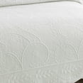 thumbnail image 2 of 3-Piece Elegantly Embroidered 100% Cotton Oversized Quilt Bedspread Set Wavy Edge TX, 2 of 7