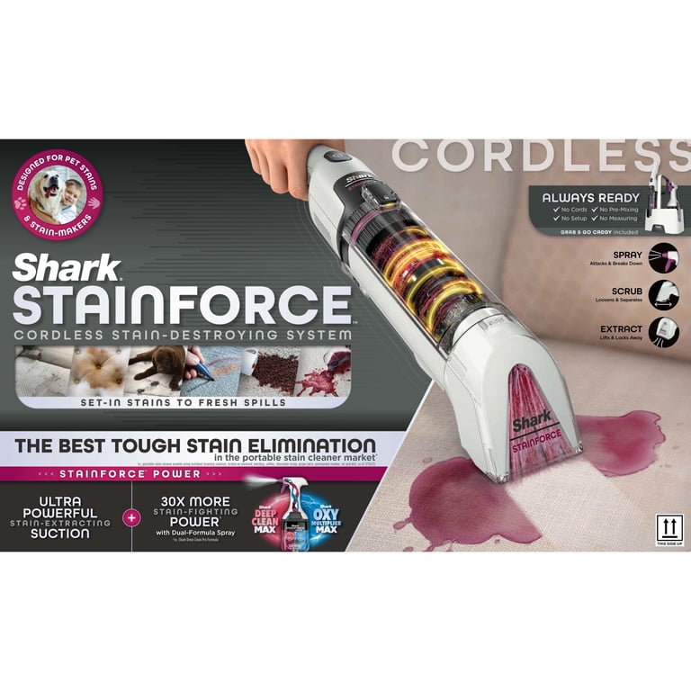 Shark STAINFORCE HX700J 本体 Shark StainForce Cordless Spot, Stain, & Odor Portable Cleaning