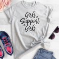 thumbnail image 2 of Girls Support Girls Shirt, Unisex Women's Shirt, Girl Power Shirt, Feminist Shirt, Feminism Shirt, Heather Ash, XX-Large, 2 of 6