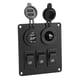 thumbnail image 5 of Encendedor de cigarros, Panel de interruptor de coche con interruptor de luz LED combinado 3 + 2 marinos para coche, los mejores materiales, 5 of 10