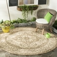 thumbnail image 2 of SAFAVIEH Beach House Stanice Medallion Indoor/Outdoor Runner Rug, Cream/Beige, 2'2" x 6', 2 of 10