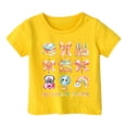 thumbnail image 1 of MEZZALL T-Shirts de Mode pour Garçons et Filles, Décontractés, Imprimés, Col Rond, Manches Courtes, Classiques, 3-4 Ans, 1 of 4