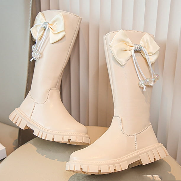 Bottes D'hiver Enfants Cherei - Cuir Italien - Fourrure - Taille 18 EU (3.5 US) - Neuves