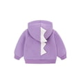 thumbnail image 6 of famuka Toddler Boy Girl Dino Sweatshirt Baby Cute Cartoon Hoodies Casual Shirts, 6 of 9