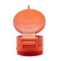 Enviro Design Products: FootLoose RV Site Sewer Cap, 4" Orange Male