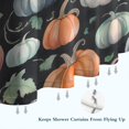 thumbnail image 6 of Fall Pumpkins and Leaves Pattern Shower Curtain 84"x72" ,Bathroom Decorative Shower Curtains Set with 12 Hooks,Modern Waterproof Washable Shower Curtain, 6 of 6