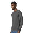 thumbnail image 4 of Gildan Ultra Cotton Long Sleeve T-Shirt, Men Comfortable Charcoal Color Classic Fit Tee, 3-Pack, L, 4 of 6