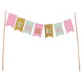 thumbnail image 1 of Three Baby Birthday Cake Topper Banner Baby Shower Decor - 3, tal se describe BLESIY Cake Topper Banner, 1 of 8