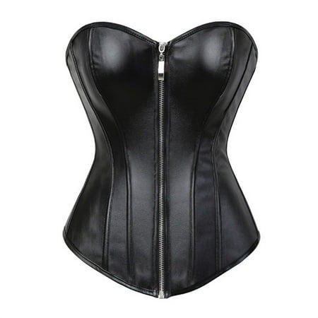 YOTMKGDO Shapewear Tummy Control  Women Vintage Satin Underbust Corset Pure Bustier Top Shaper Boned Corset Shaper Boned Corset (Black  6XL)