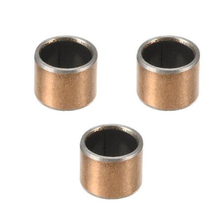 Uxcell Sleeve Bearings 10mmx12mmx20mm Chrome Steel Oilless Bushing