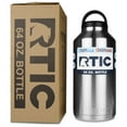 thumbnail image 2 of RTIC 64 oz Stainless Steel Bottle Double-Wall Vacuum Insulated Water Bottle with Screw Top Lid, 2 of 7