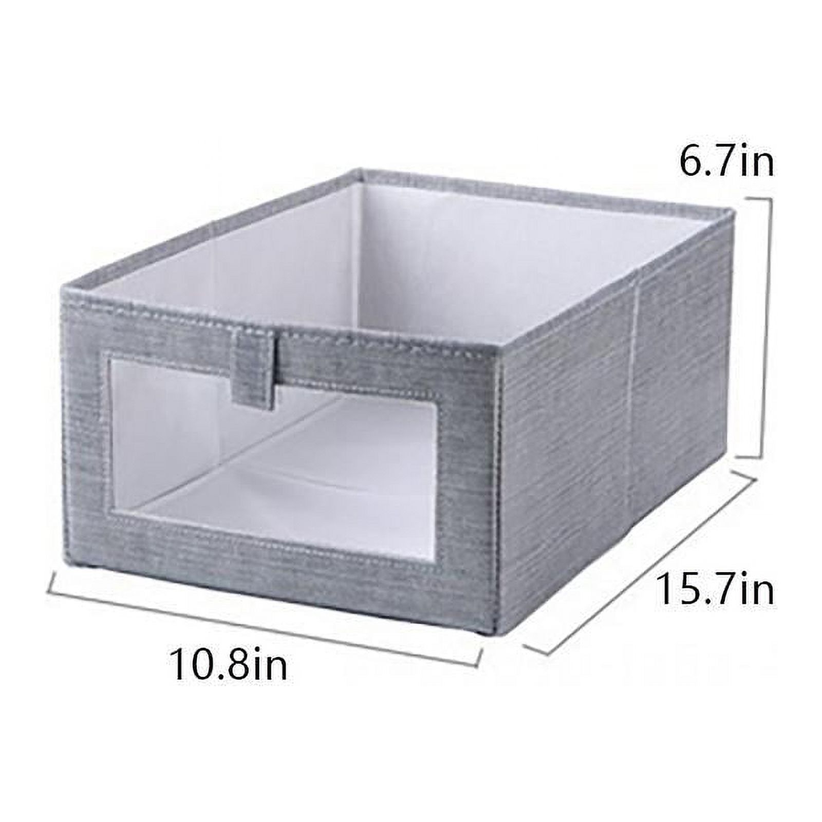 Uncovered Folding Storage Box Hollow Out Clothes Storage Box Storage Box Foldable Storage Box And Toy Clothes Storage Box Sundries And Cosmetics Storage - image 3 of 9