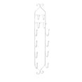 thumbnail image 1 of IMAX Corporation 97480 White Towel-Wine Rack, 1 of 2