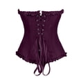 thumbnail image 4 of Bustier Élégant pour Soirée Formelle, Corset avec devant en Dentelle et Fermeture à Trois Crochets, 4 of 8