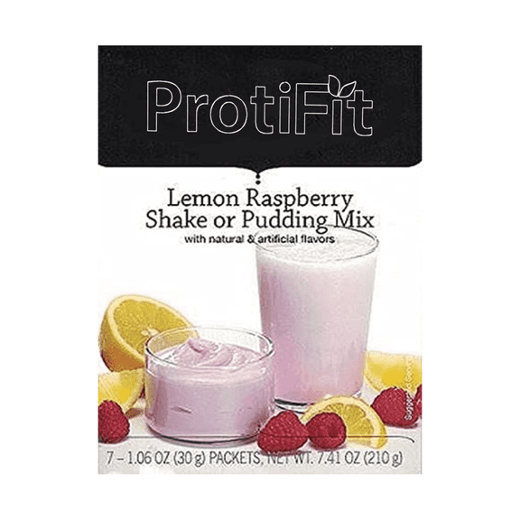 Proti Fit Bariatrix Nutrition Lemon Raspberry Shake or Pudding Mix, 15g Protein, 100 Calories, 7 Packets