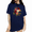 Navy Blue, variant on UNISHE Women's Vibrant Multi-Rose Graphic Tee Casual Crewneck Short Sleeve Floral Top