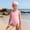 Pink, variant on Swimsuits Girls Swimsuit 1 Piece Quick Drying Girl Bikini Summer Beach Swimwear 13-14 Years
