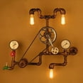 thumbnail image 2 of Cambiar Irfora Interruptor de luz de válvula de parada de 3/4 pulgadas con cable Lámpara Steampunk Vintage Válvula de hierro Accesorios de tubería de agua Iluminación Irfora Cambiar, 2 of 6