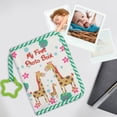 thumbnail image 4 of Álbum de fotos de tela para bebés con animales de la familia. Mi primer libro de fotos para niños recién nacidos. Verde, 4 of 9
