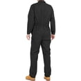 thumbnail image 2 of Ubon Men's Long Sleeve Coveralls Action Back Jumpsuit Zip Front Mechanic Workwear Black 2XL, 2 of 9