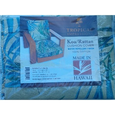 Tropical Impressions 100 Cotton Water Repellent Koa Rattan Palm Departments
