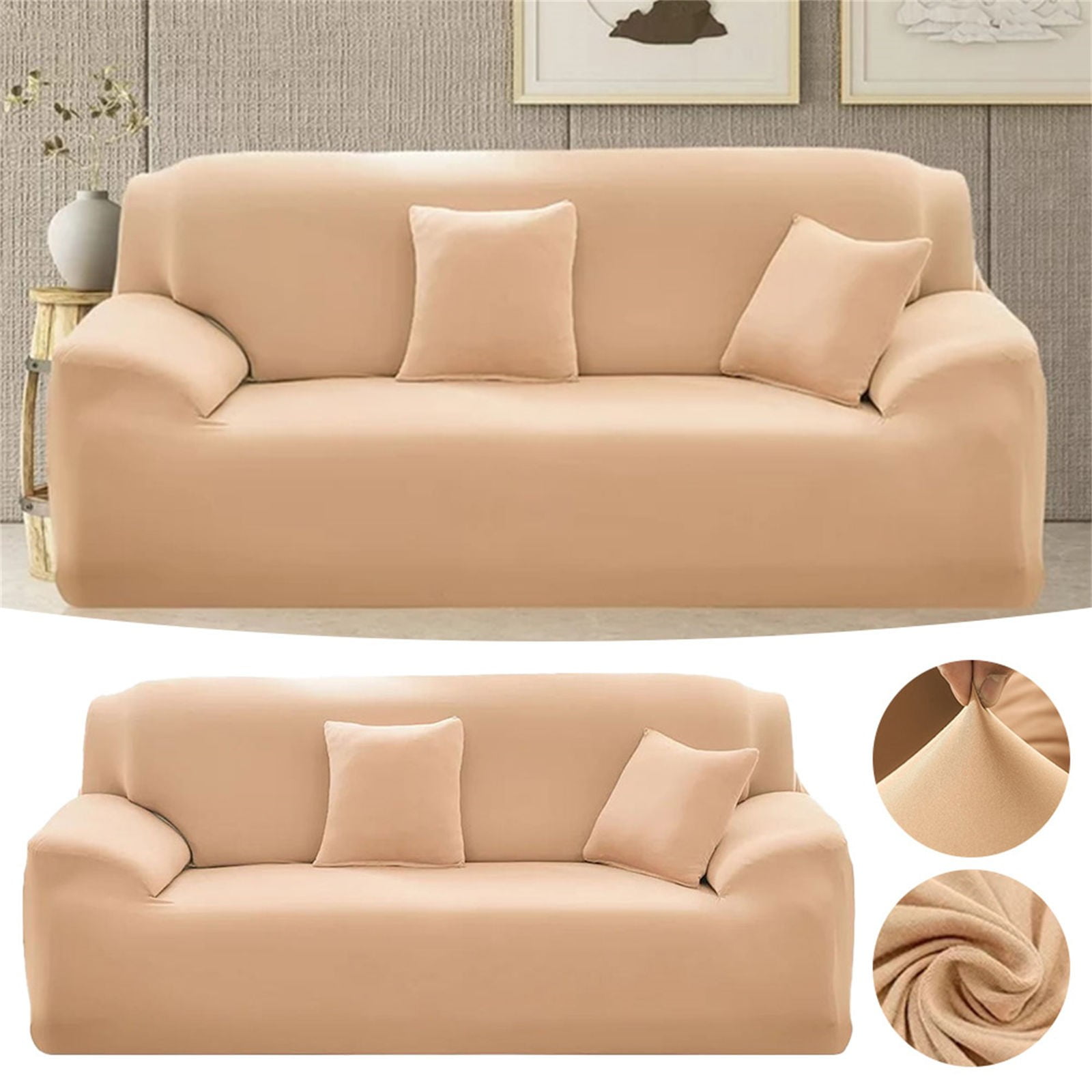 Generic Clearance Sofa Cover Slipcover Stretch Elastic 1/2/3/4 Seater Chair Loveseat Sofa Furniture Protector Fit Sofa Slipcover