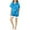 Dark Blue, variant on REDARER Girls' Silk Satin Pajama Set, Short Sleeve Button-Down Top & Shorts Cozy Two-Piece Loungewear,12-13 Years